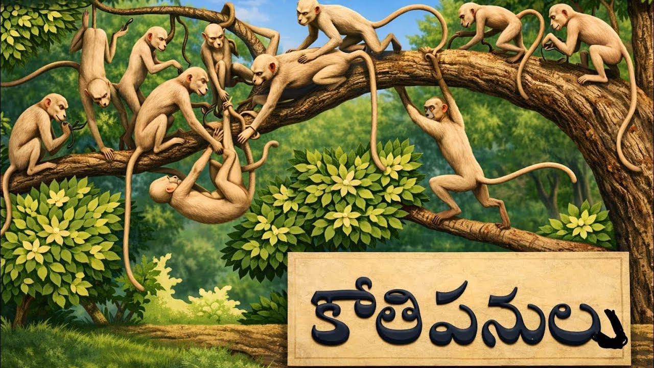 Kotipanulu kadha   కోతి పనులు కధ