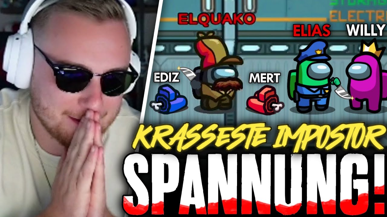 SPANNENDSTE IMPOSTOR RUNDE EVER! 😱 AMONG US mit ELI, WILLY, MERT, EDIZ, MEHDI & Co 🔥 | SolutionPlayz