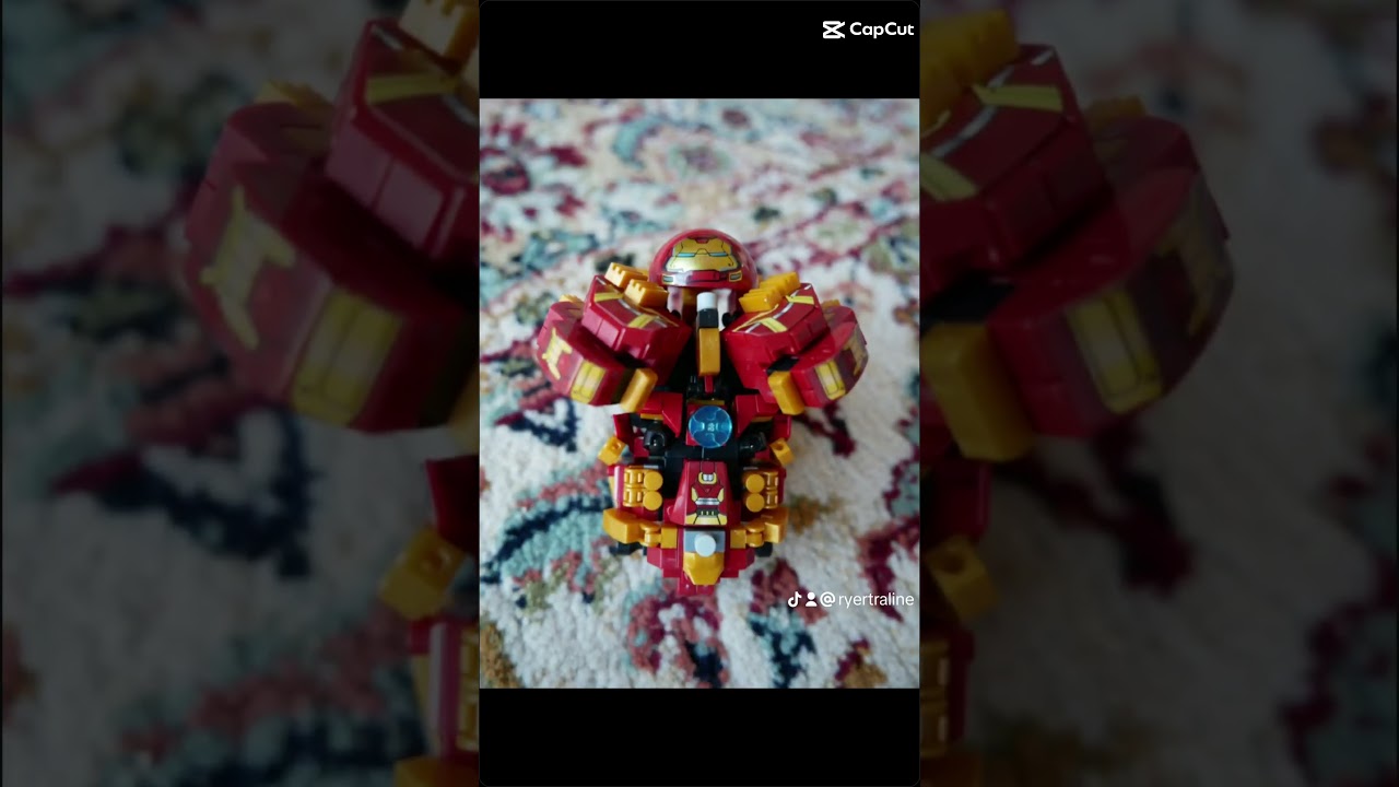 temu fake lego hulk buster...iron hero lol 🤦&zwj;♂️🤖 #lego #fakelego #temu #marvel #hulkbuster #ironman