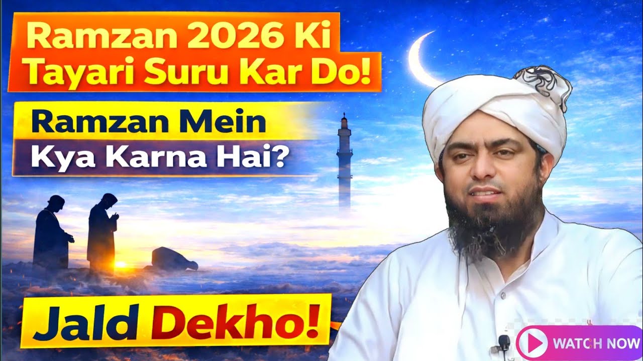 Ramzan 2026 Mein Kya Karein? Namaz, Tarawi Aur Quran Ka Perfect Plan | Engineer Muhammad Ali Mirza