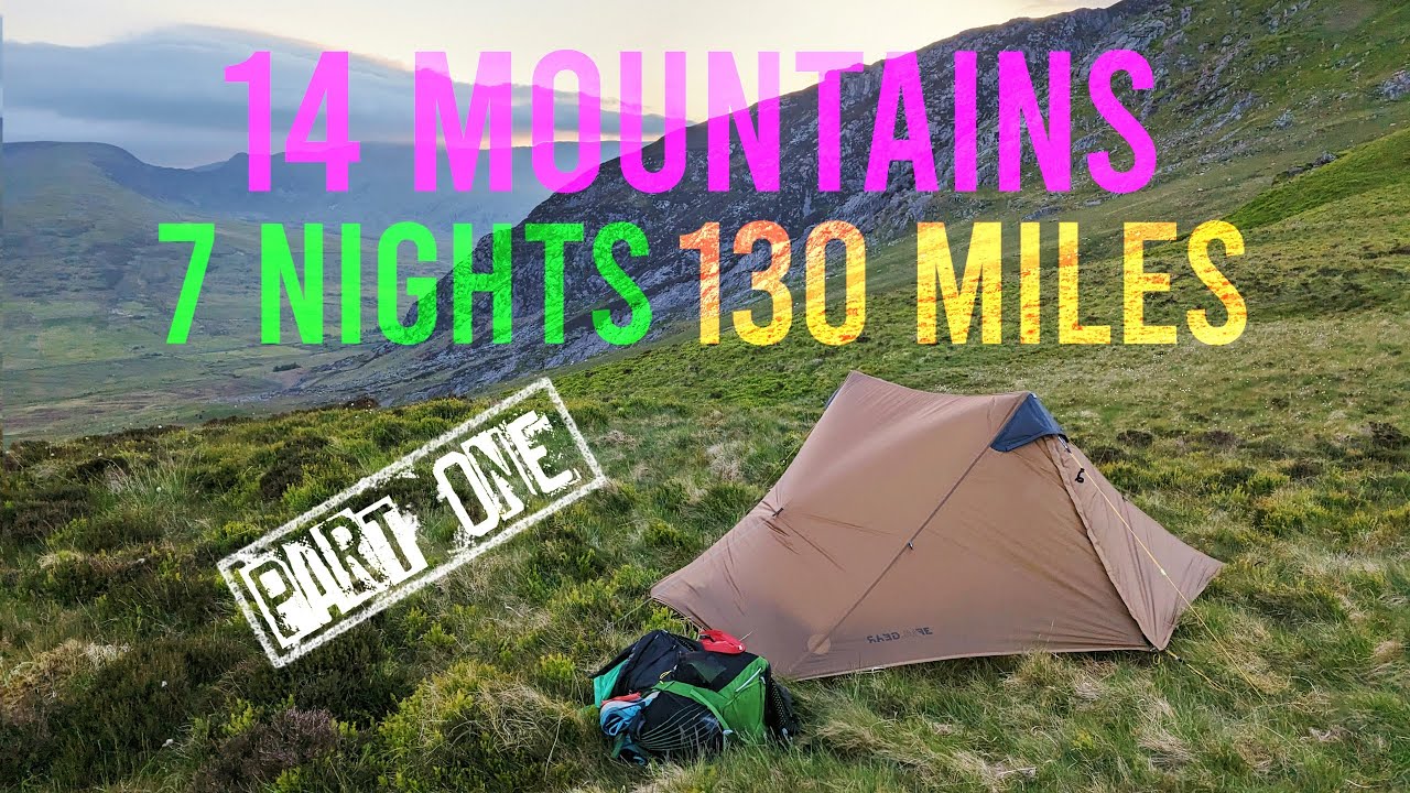 130 miles | Wild Camp | Solo backpacking | Snowdonia | part 1.