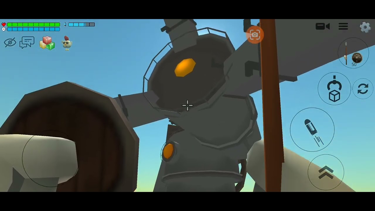 Chicken Gan #1 показываю МОЮ постройку астро тв мен титана