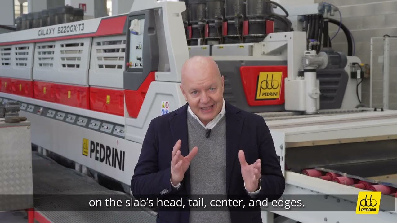 Pedrini's Polishing Galaxy B220 GX-T3, featuring three moving beams