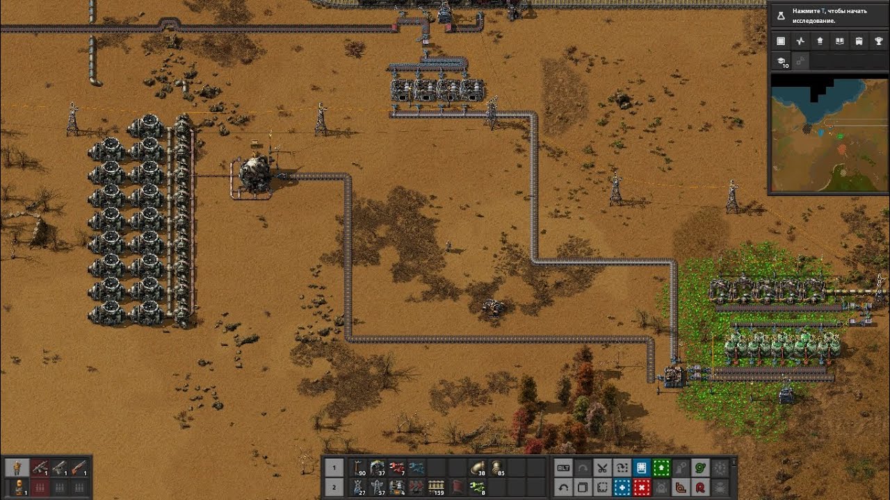 Factorio Ядерная ЭНЕРГИЯ И Железная Дорога
