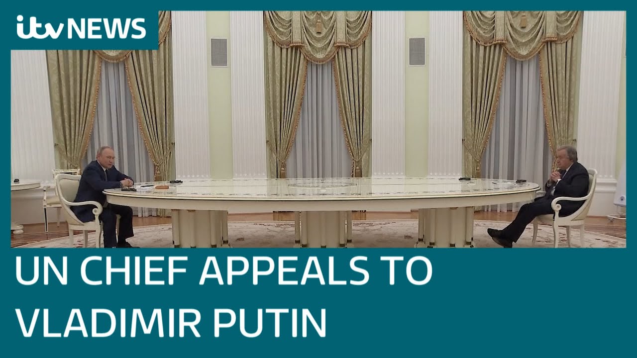 UN chief appeals to Putin as Ukraine war resolution appears distant | ITV News