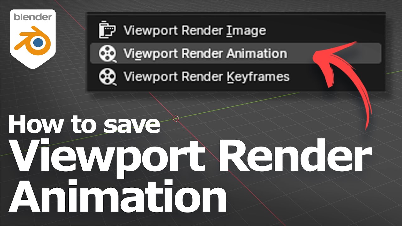 Blender save viewport render animation