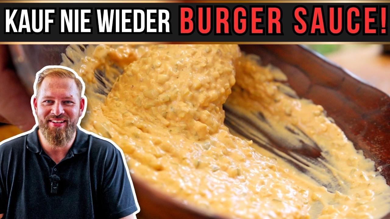 Diese einfachste Burger Sauce bringt deinen Hamburger ins nächste Level!