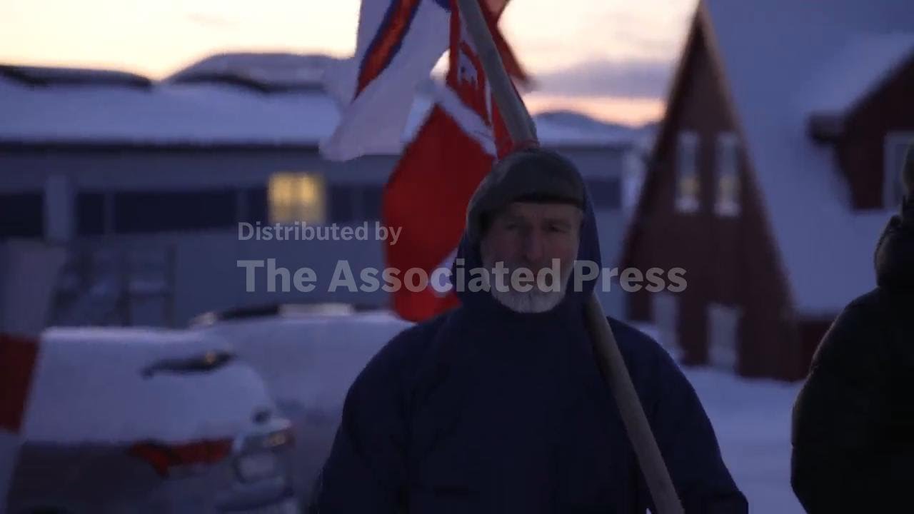 Nuuk resident stages a daily protest in front of the US Consulate