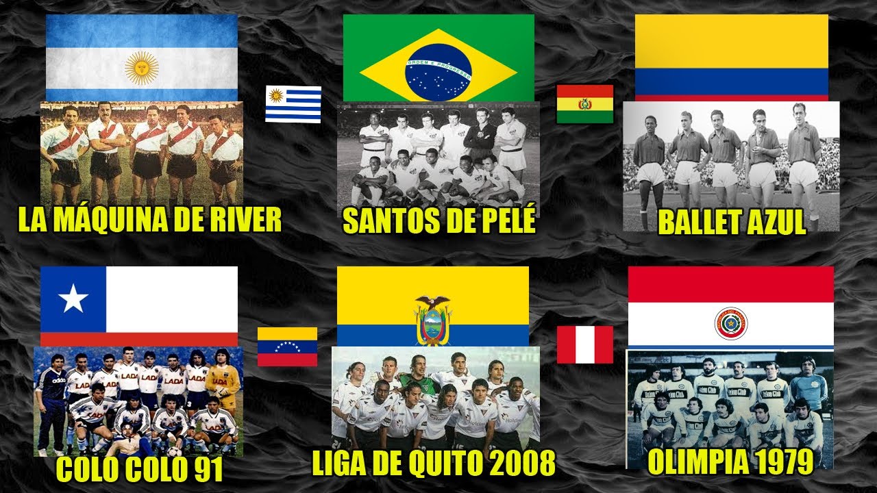 Los MEJORES PLANTELES que alguna vez existieron en cada liga sudamericana