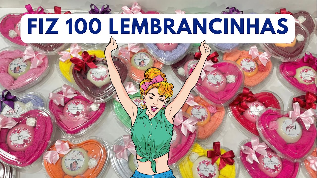 COMO FOI A PRODUÇÃO DAS 100 LEMBRANCINHAS PARA UMA ESCOLA
