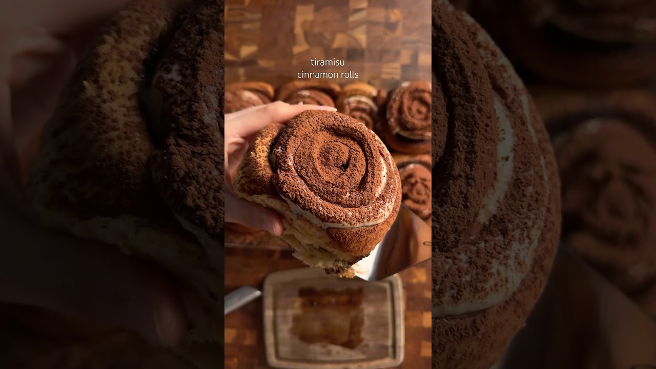 Tiramisu Cinnamon Rolls