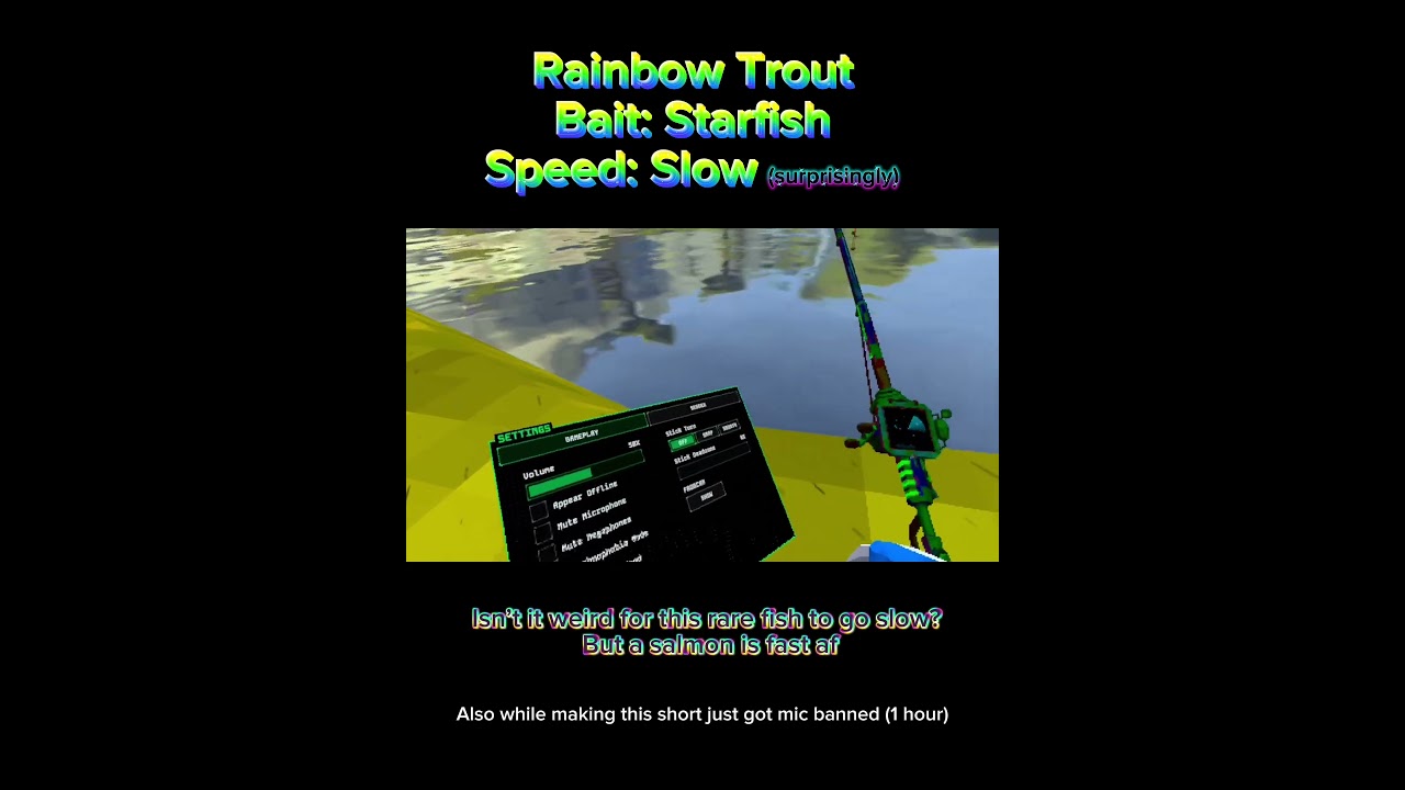 Catching the Rainbow Trout in Animal Company #animalcompany #vr