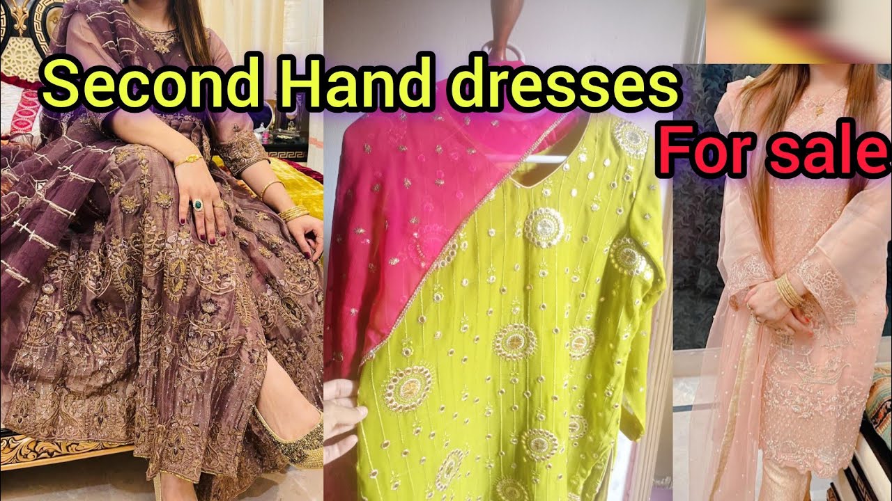 Second hand dresses in Pakistan| Preloved dresses for sale|| beautiful wedding and party wear ||