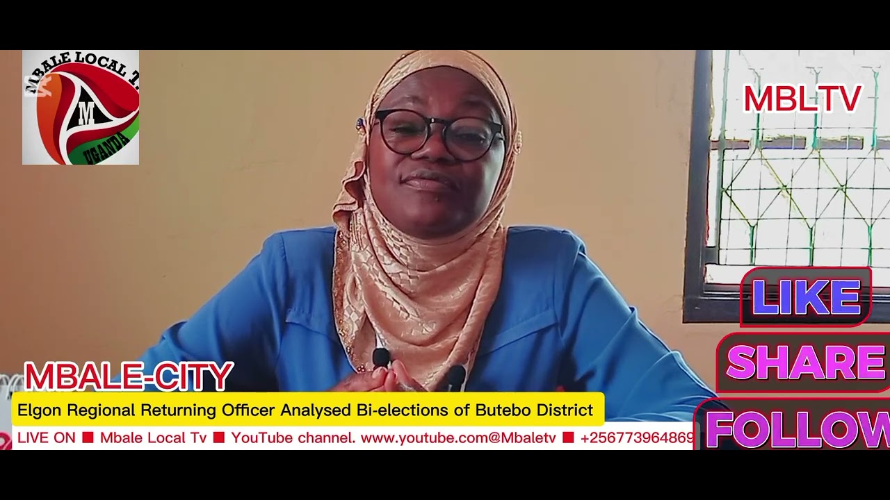 Hajjat Sarah Bukriwa Elgon Regional Returning Officer Analysed Bi-elections of Butebo District. 