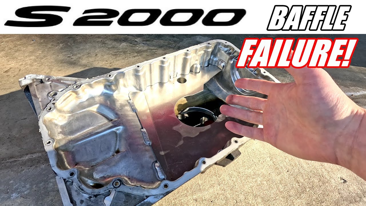 Oil Pan Baffle Failure & Possible Engine Knock? -  S2000 Update