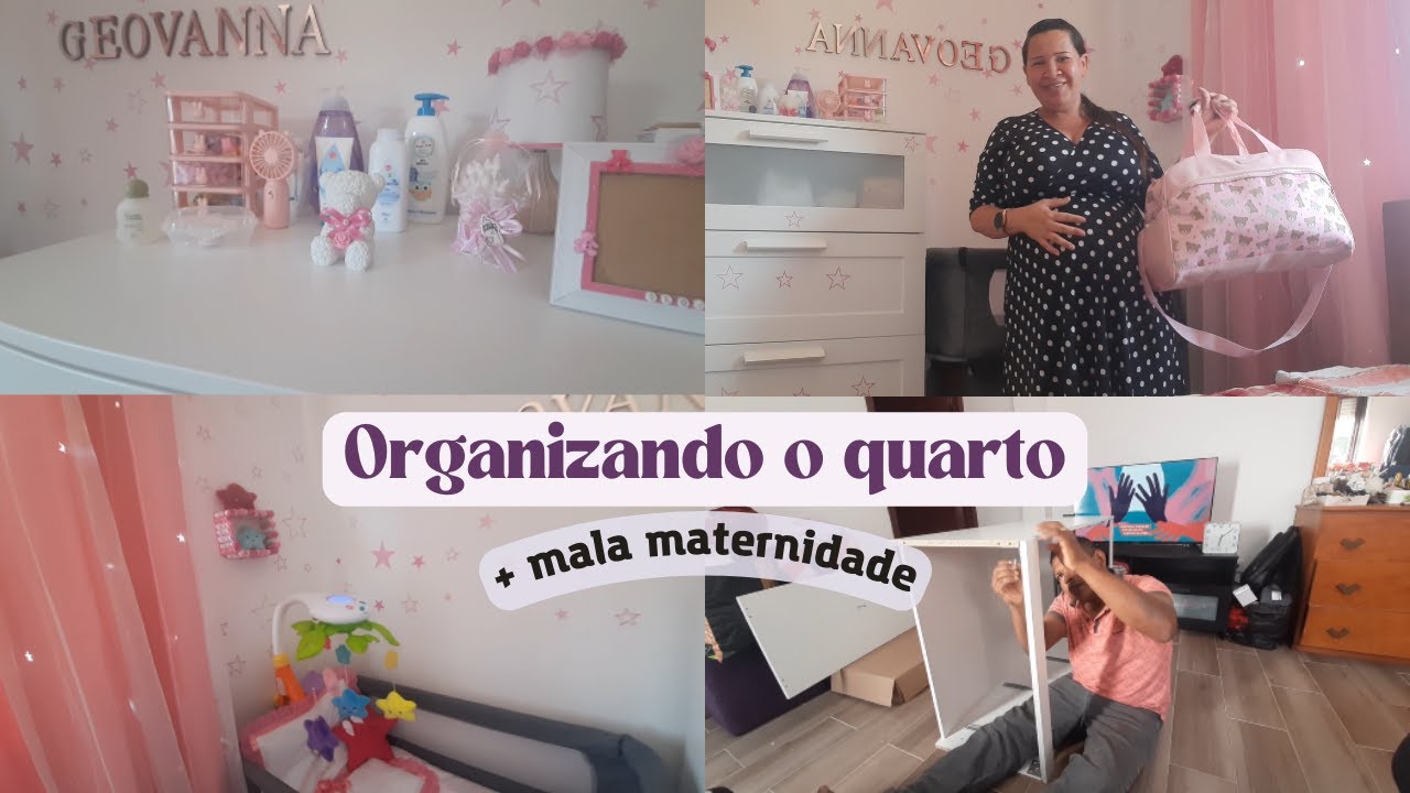 Organizando o cantinho da nossa princesa + Montando a mala maternidade