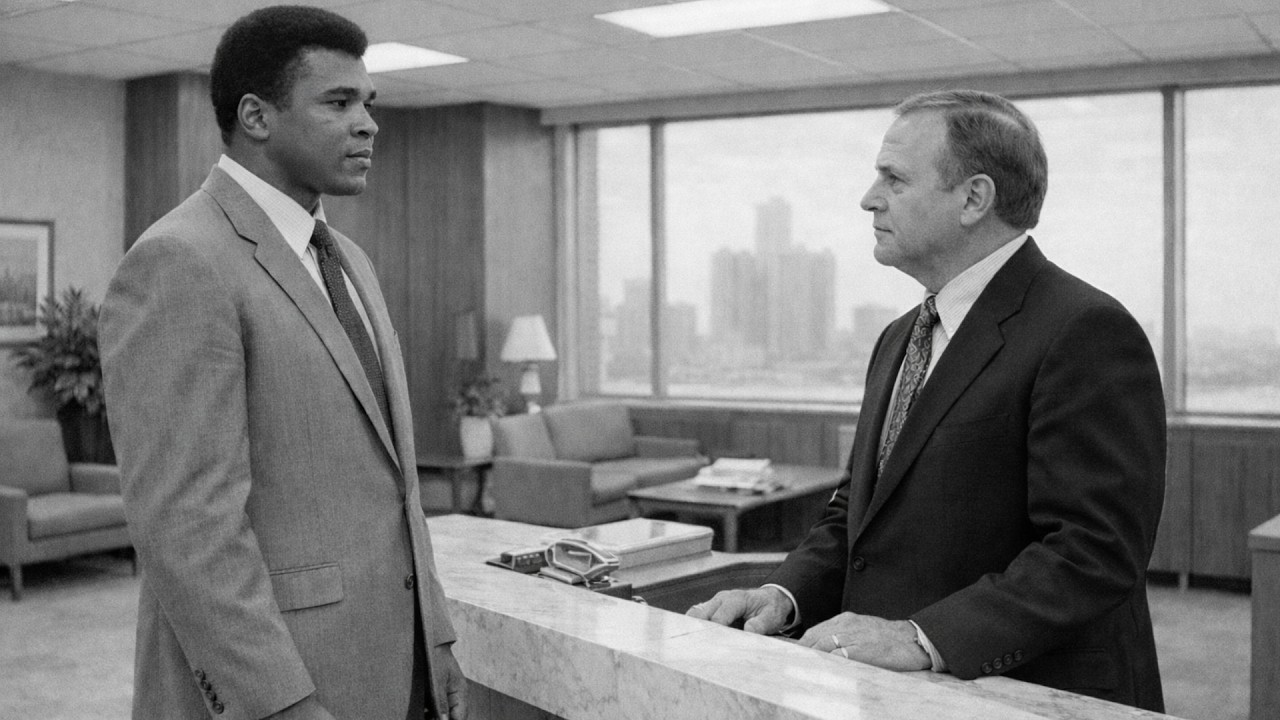 Muhammad Ali confronte un PDG raciste : Sa démonstration libère des centaines d'emplois