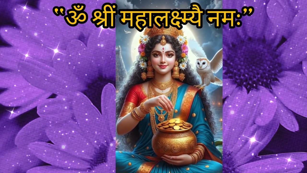 जो इस मंत्र को पूरा सुनते हैं, उनके घर लक्ष्मी ठहर जाती हैं 🌸🌹🌹🙏🙏