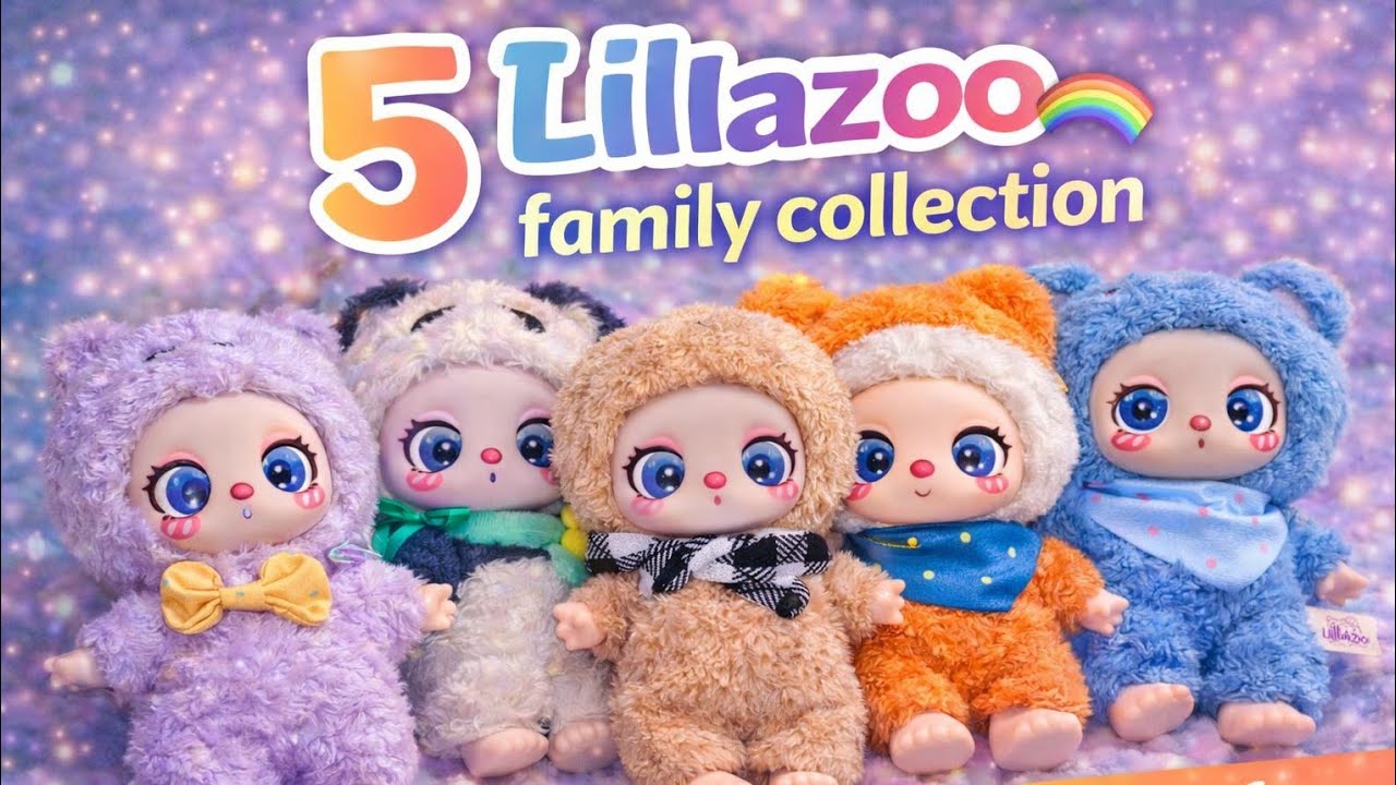 5 Liilazoo Family collection part1🧡💜🤍🤎💙