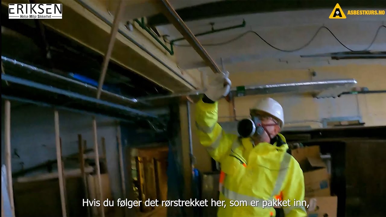 Asbest for rørleggere - Forurenset areal