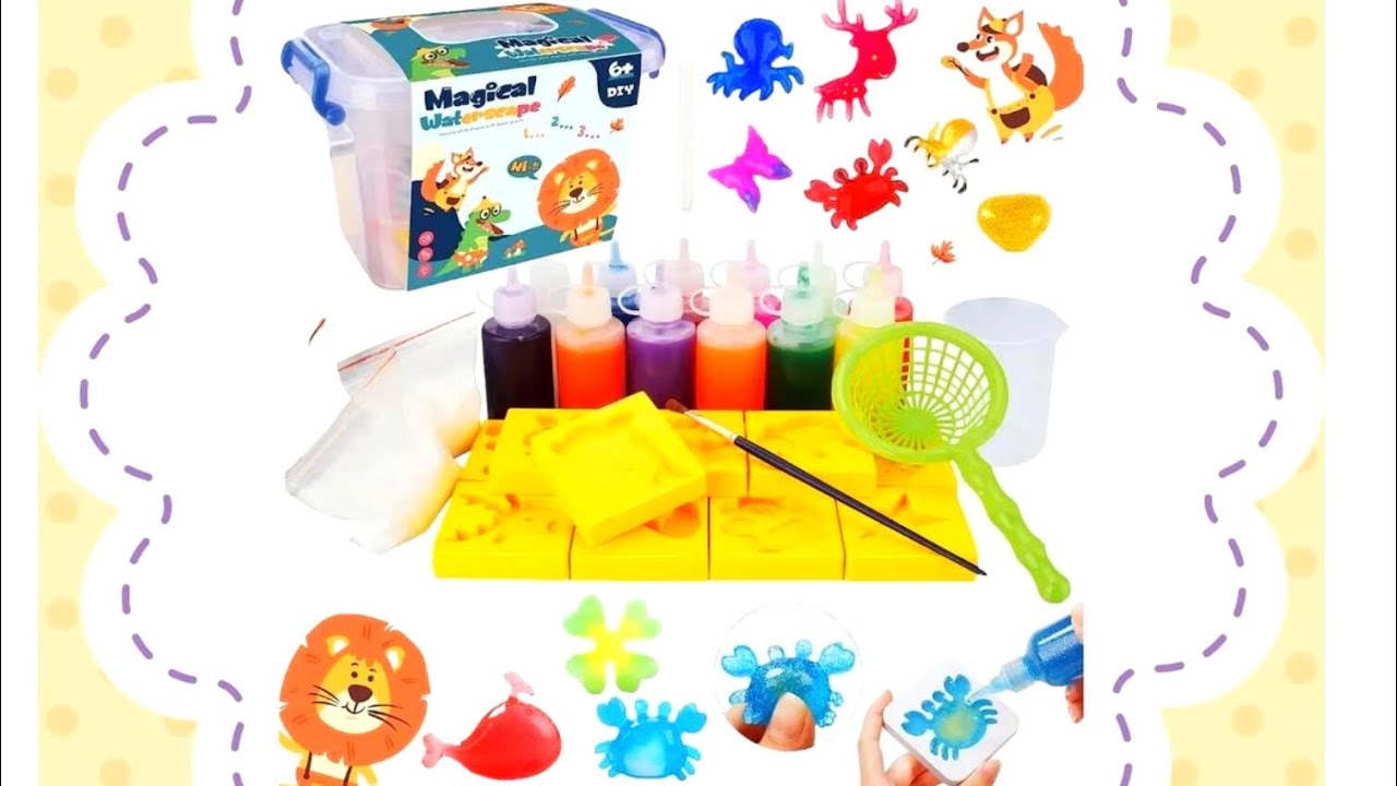 Magical Water Scape /Floating Paint Set /Diy /Unboxing/Review