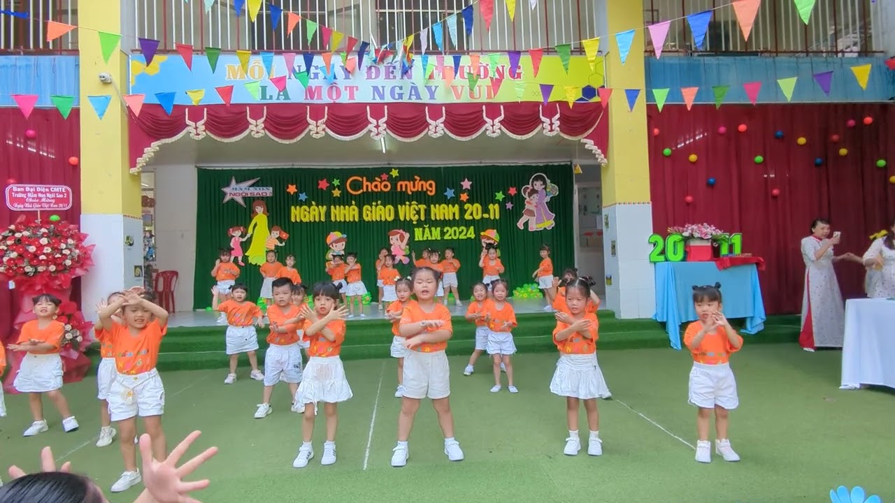 Nhảy Hiện Đại Chào Mừng Ngày Nhà Giáo Việt Nam 20/11 - Khối Chồi Trường Mầm Non Ngôi Sao 2