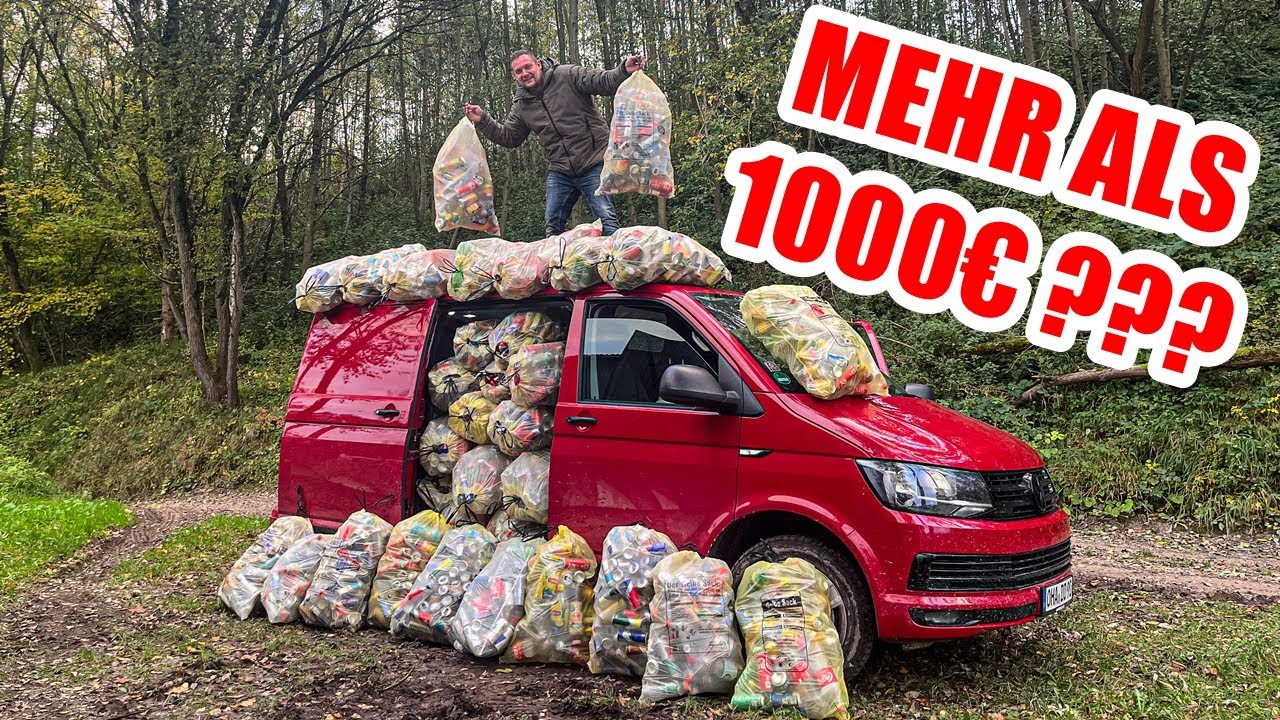 Ein Bus VOLL mit PFANDFLASCHEN !!! #verrückt