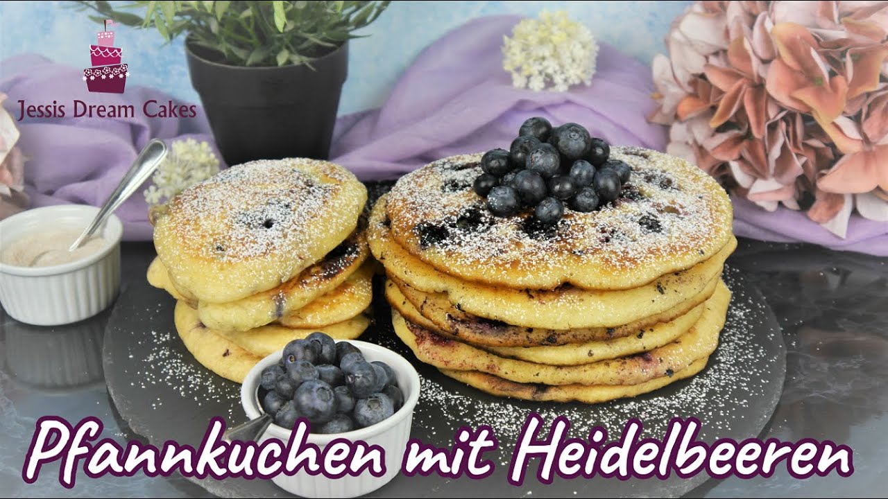 Die besten Heidelbeer Pfannkuchen! / Blaubeer Pfannkuchen / Einfach & So Lecker!😋