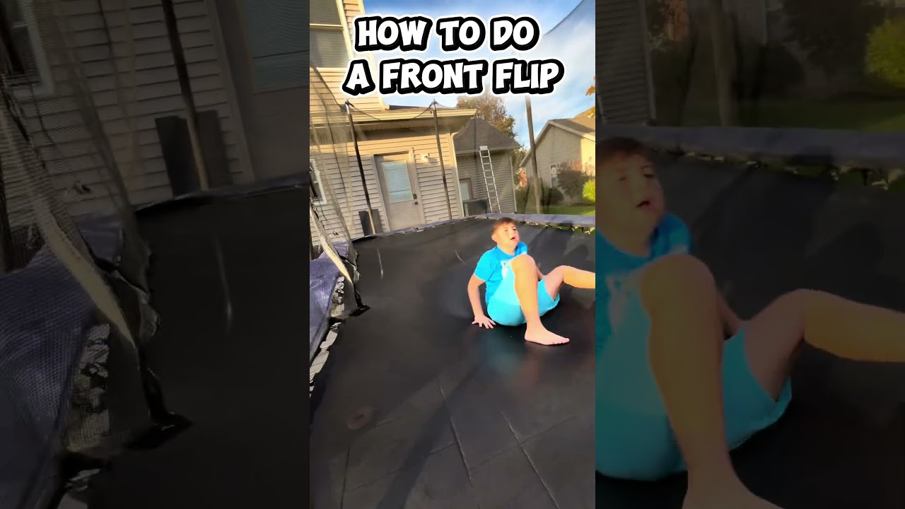 how to do a front flip :) 