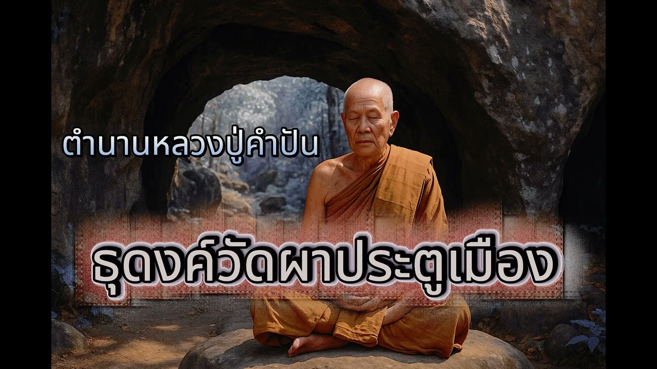 ตำนานหลวงปู่คำปัน ธุดงค์วัดผาประตูเมือง