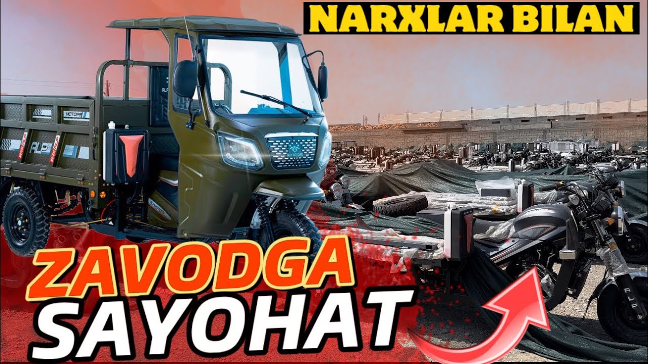 ALP MOTORS || ZAVOD QANDAY ISHLAYDI? || NARXLAR BILAN TANISHDIK! #bobomotors