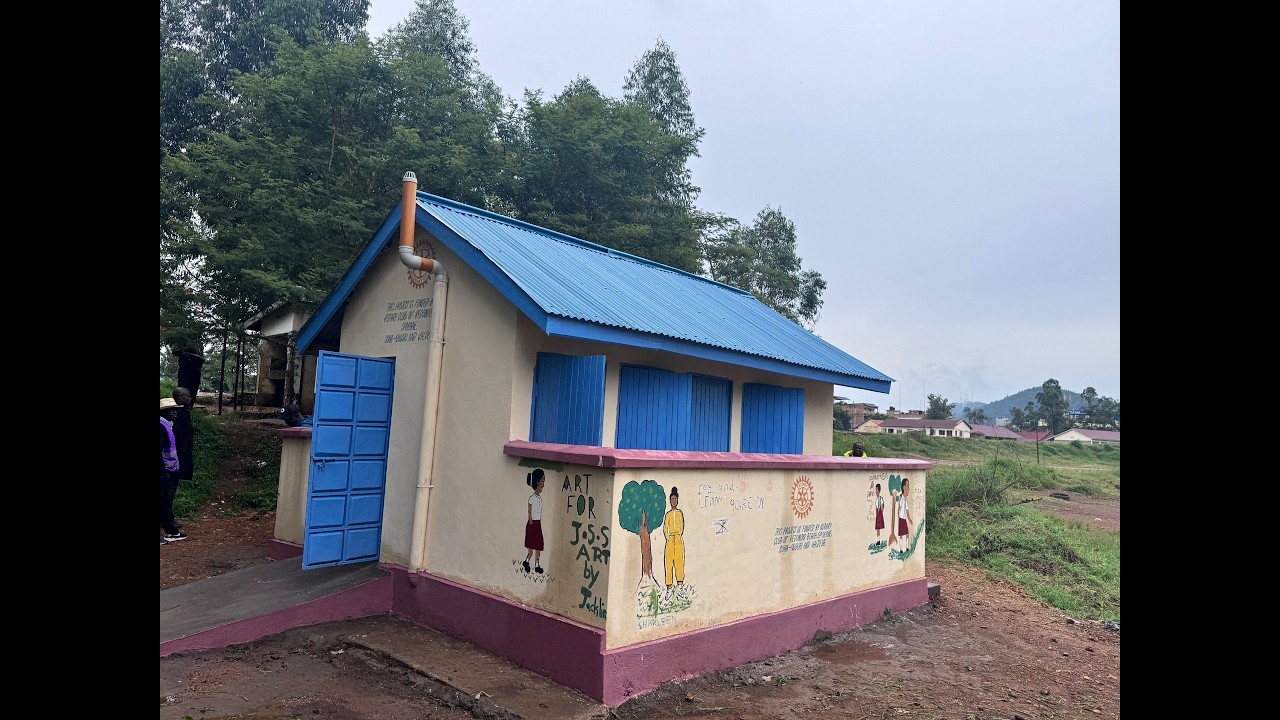 Rotary builds a latrine at Migori Primary School
