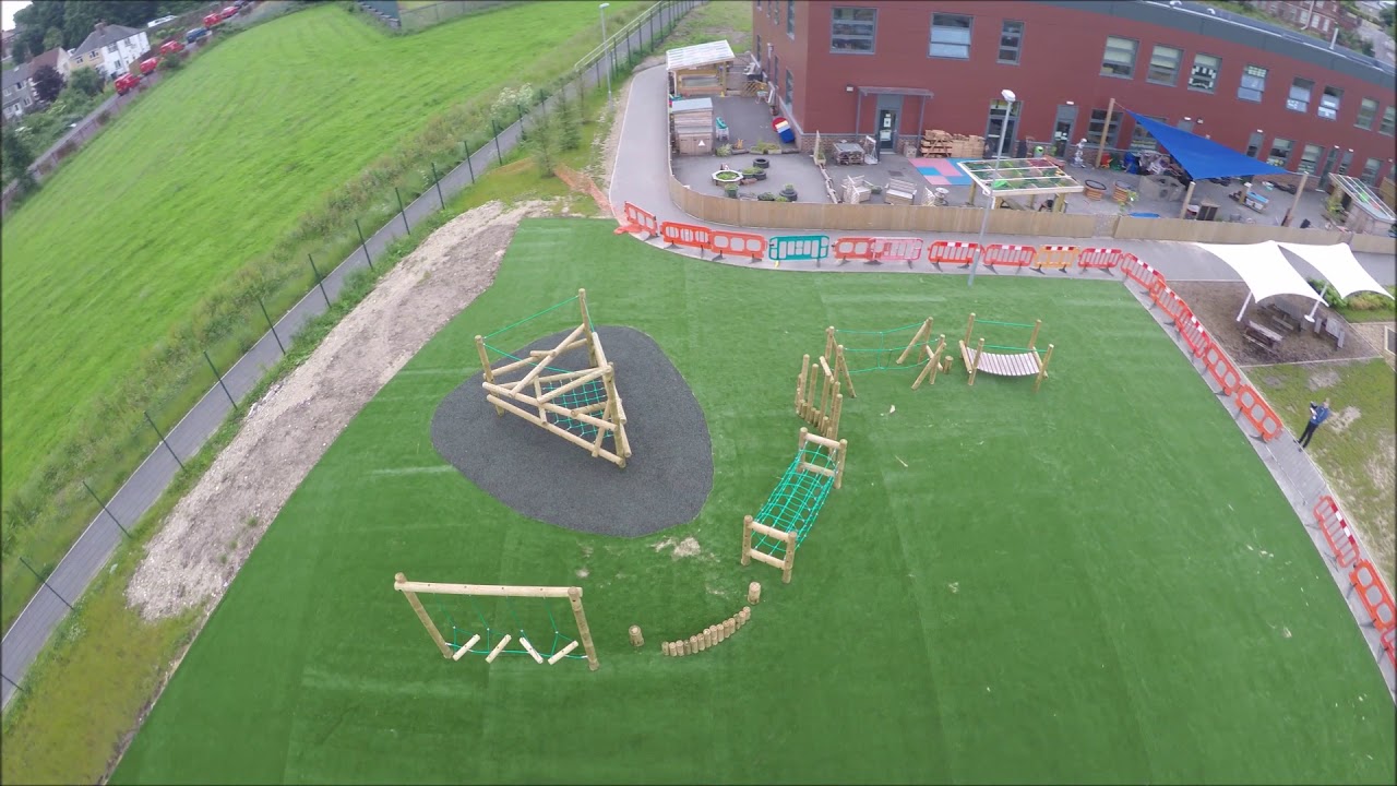 Prince Edwards Primary School Play Grass and MUGA Surfacing