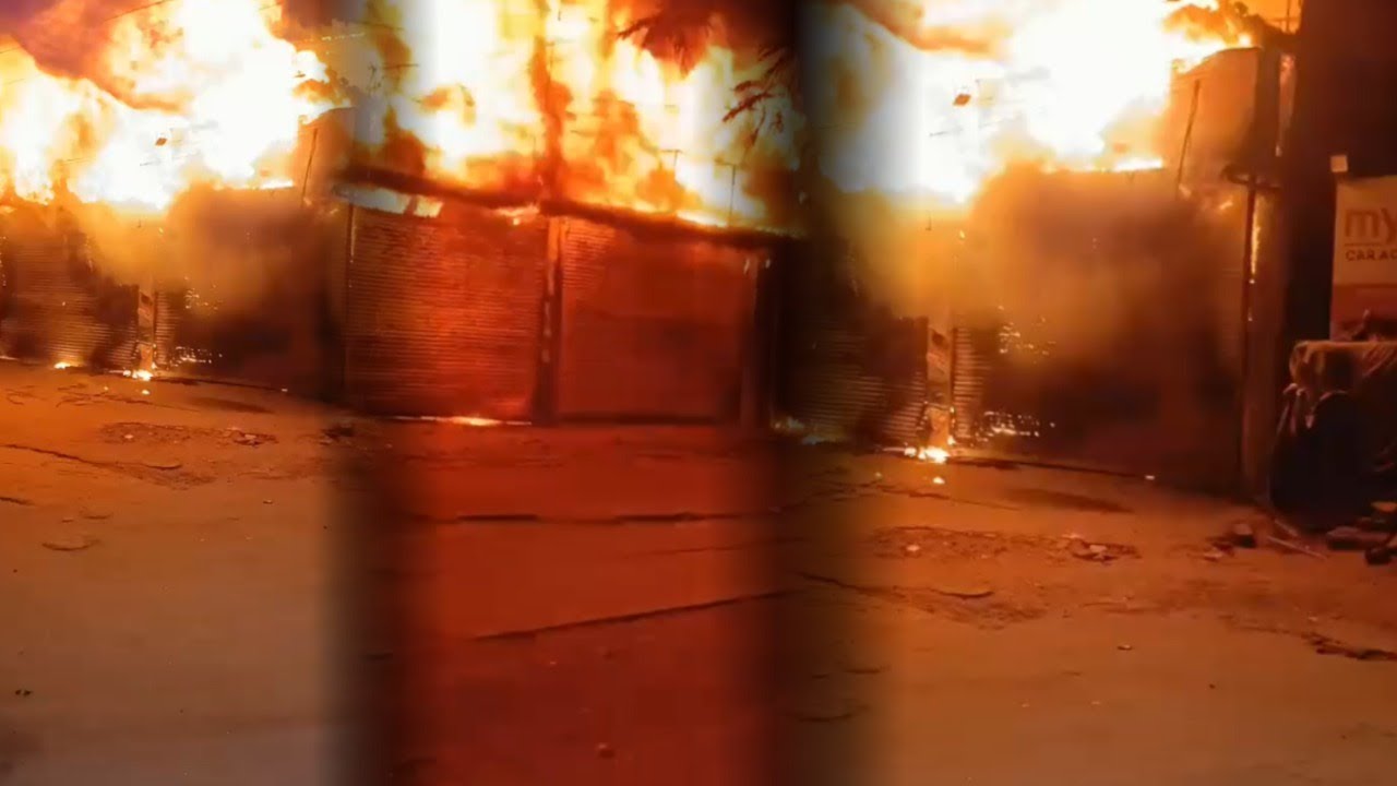 Jeedimetla Tyre Shop Mein Subah 4 Baje Aag!Fire Engines Ne Shop Ki Aag Par Kaboo Pa Liya!