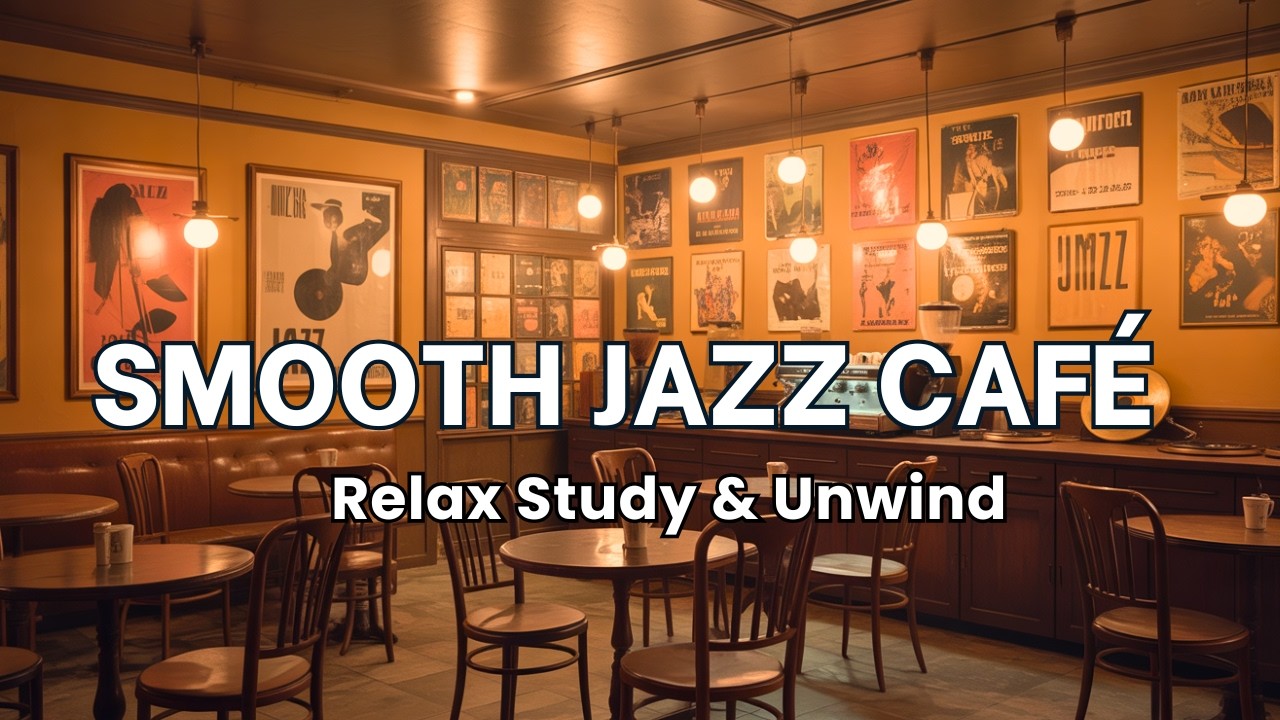 Smooth Jazz Café ☕ Relaxing Jazz Music for Study, Work, Sleep & Chill | Cozy Coffee Shop Ambience