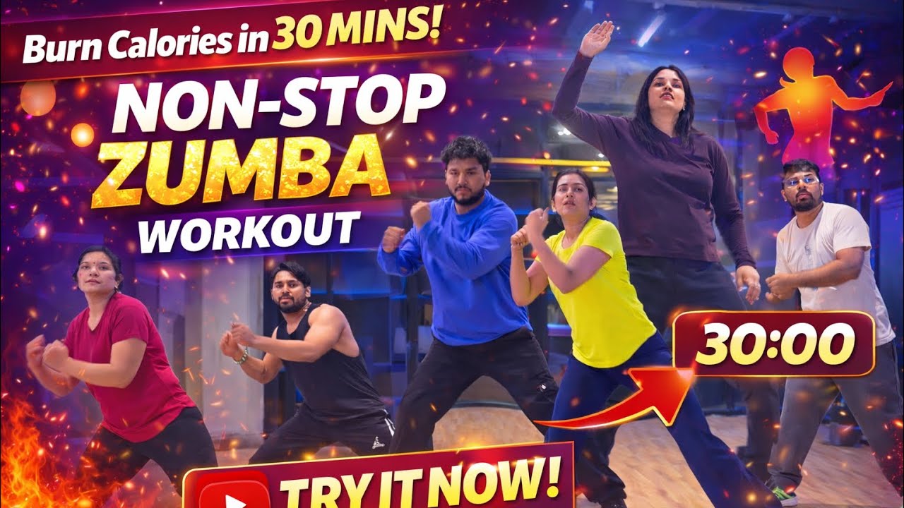 30 Min Non-Stop Bollywood Zumba Mix | Easy Moves for Beginners | Burn 500+ Calories! 🔥