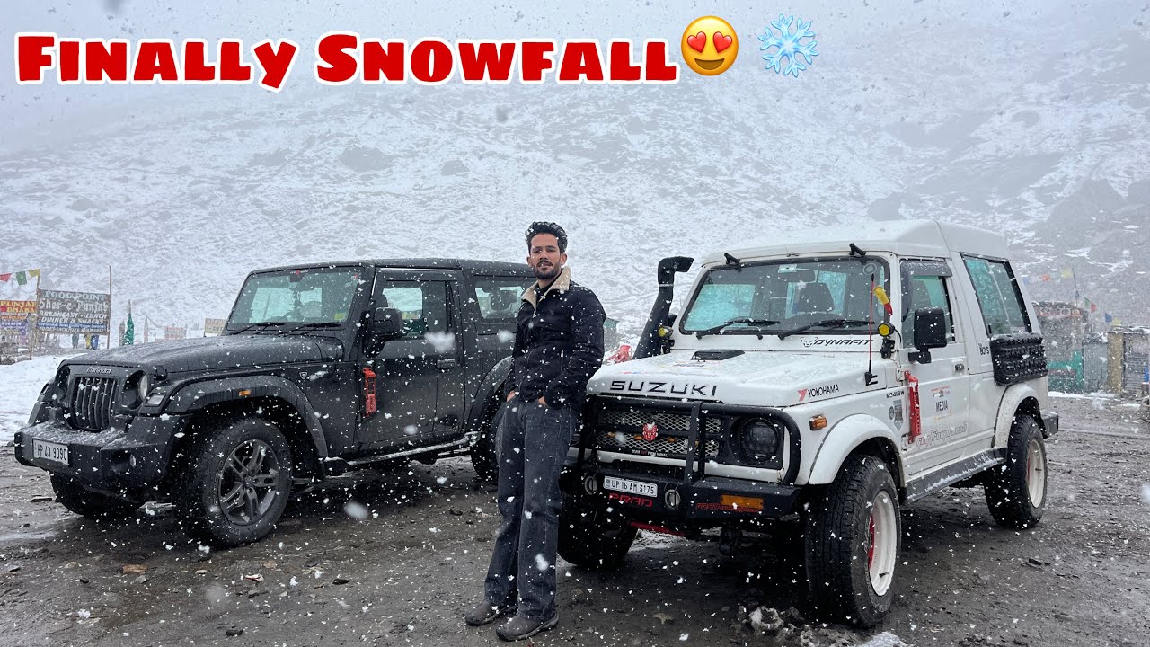 Sudden Snowfall in Kullu-Manali | Ek Dum baraf paad gayi😱