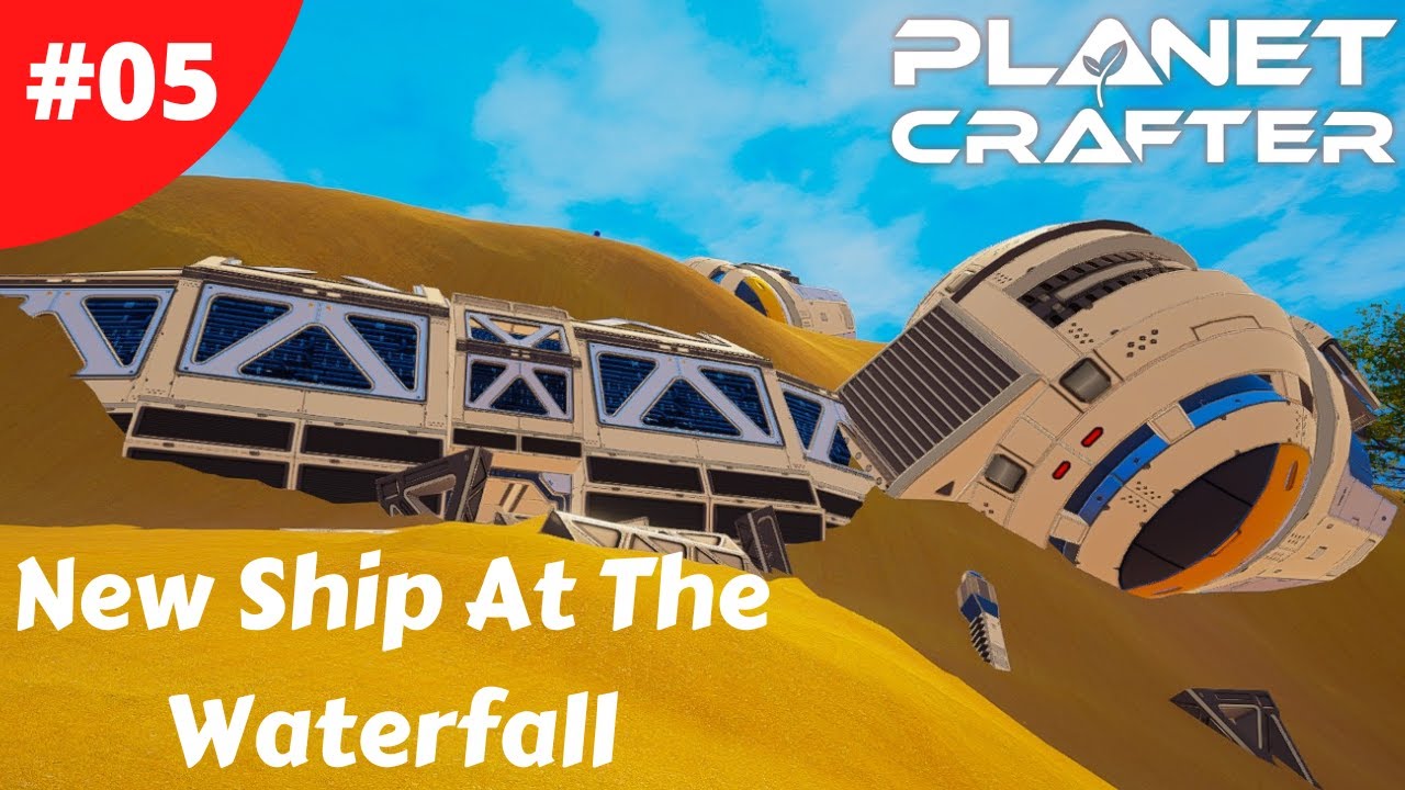 Powering Up Fusion Reactor At The Waterfall - Planet Crafter - #05 - Gameplay