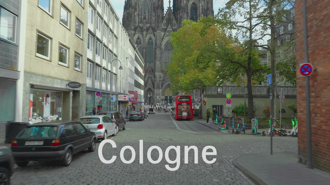 🇩🇪 Cologne, Germany (DE), 2021, midday driving tour