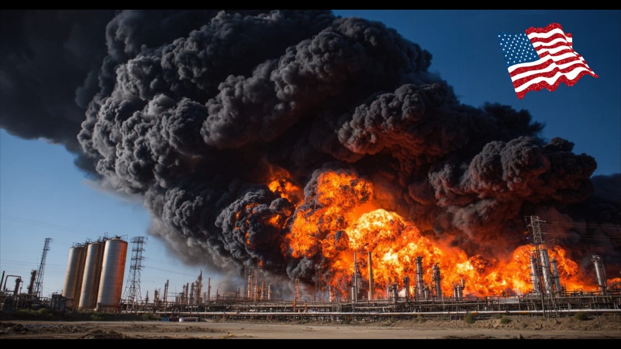 13 минут назад крупнейшая нефтяная база США была взорвана российским истребителем-невидимкой Су-57 Ф