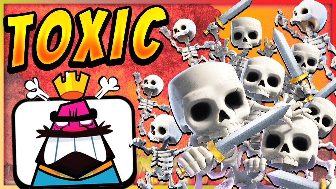 FOR THE 1ST TIME in CLASH ROYALE HISTORY! DOUBLE GRAVEYARD DECK 💀
