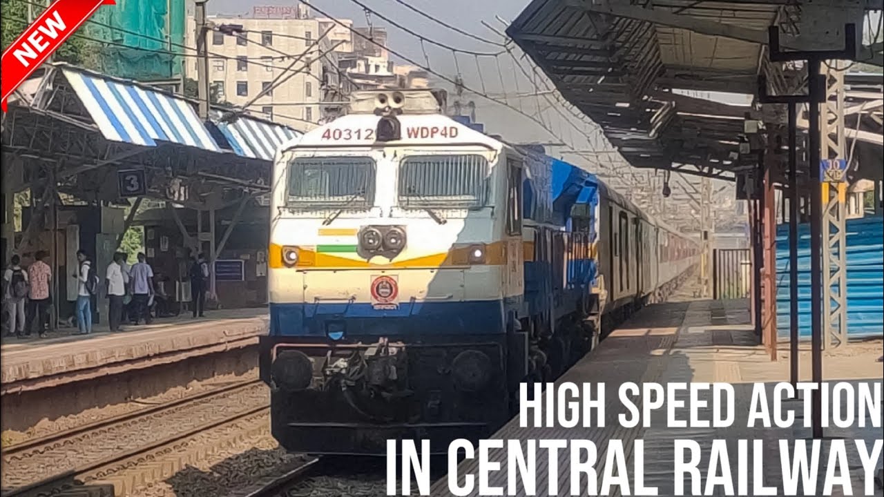 HIGH Speed ACTION in Central Railway || CR Rajdhani || Konark Express || IR By Shreyas 