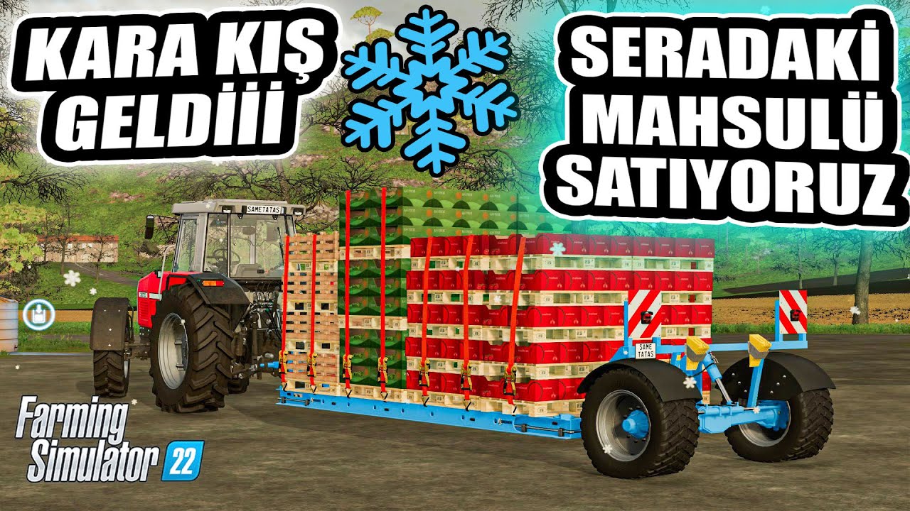 MARUL & ÇİLEK & DOMATES SATIŞLARI // FARMING SIMULATOR 2022