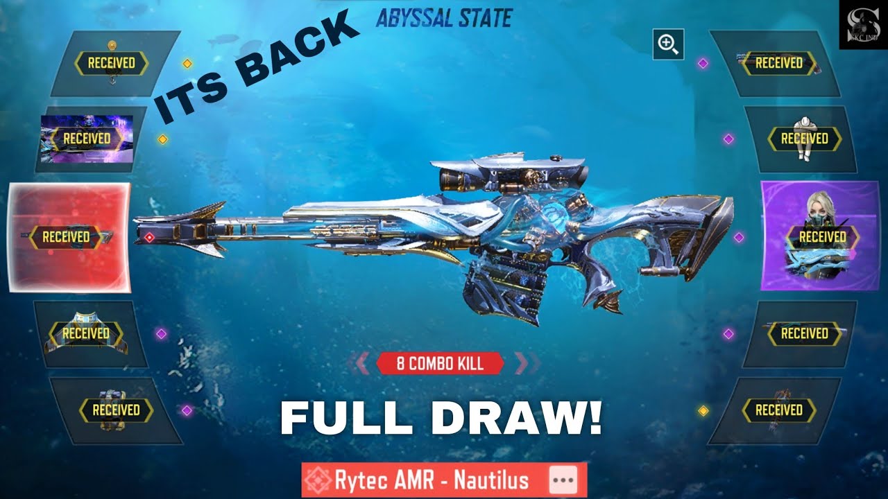 Mythic Rytec AMR - Nautilus Full Draw in COD MOBILE | Abyssal State Mythic Full Draw CODM 