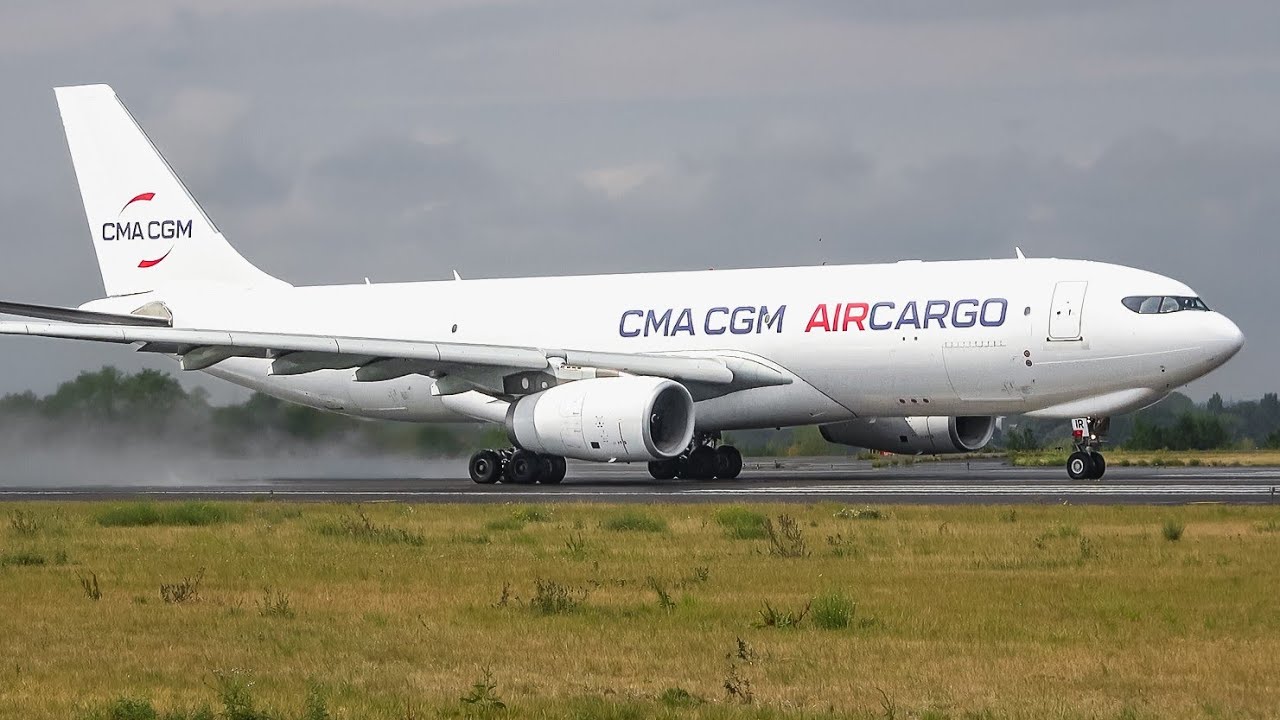 (4K) Plane Spotting at CARGO Airport Liège - 5 Beautiful A330 Freighter take-offs!