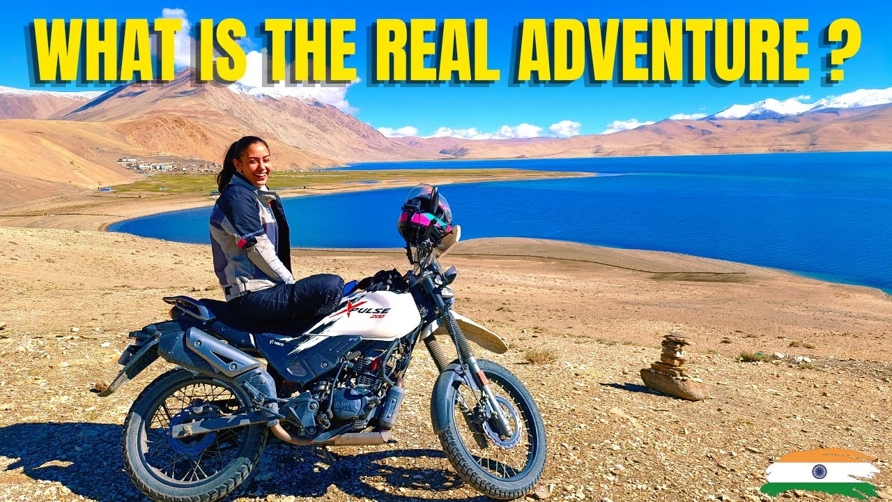 MOTOSİKLET NEHRE DÜŞTÜ.. Hindistan'daki VAN GÖLÜ - TSO Moriri Gölü / Hindistan Motovlog #56