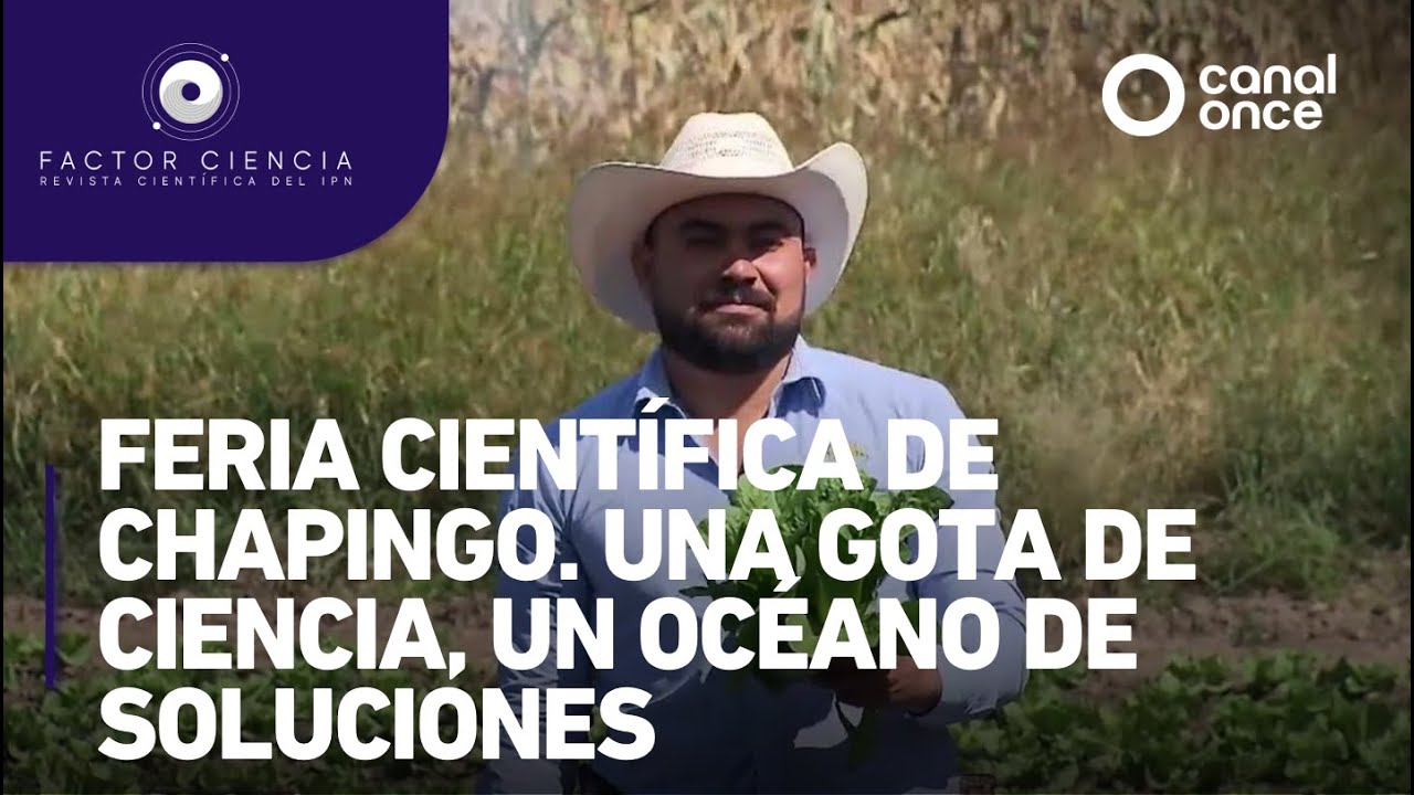 Factor Ciencia-Feria Científica de Chapingo. Una gota de ciencia, un océano de soluciones (18/03/25)
