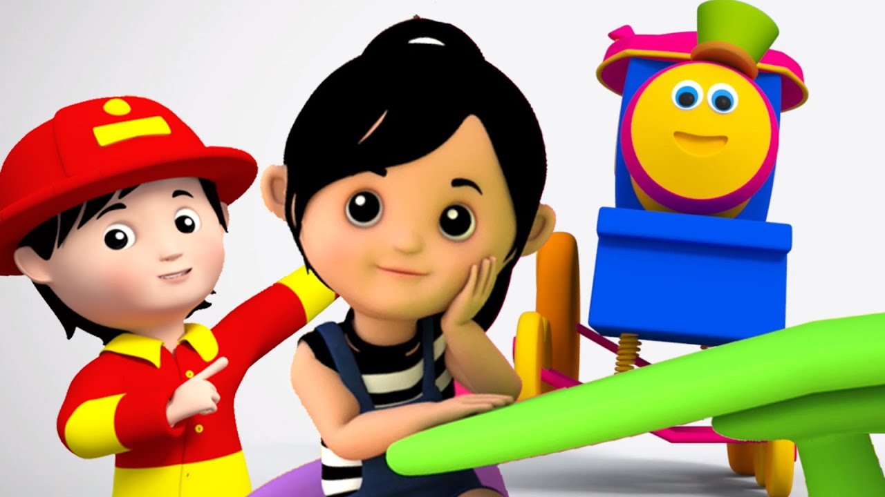 Bob поезд | вещи которые люди делают | рифмы для детей | 3D Songs for Kids | Things That People Do
