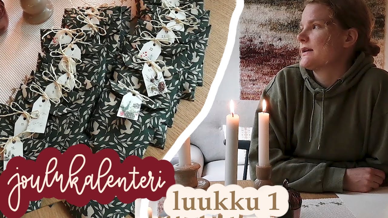 JOULUKALENTERI luukku 1 | Iiris tekee Lotalle joulukalenterin | Siskoset 