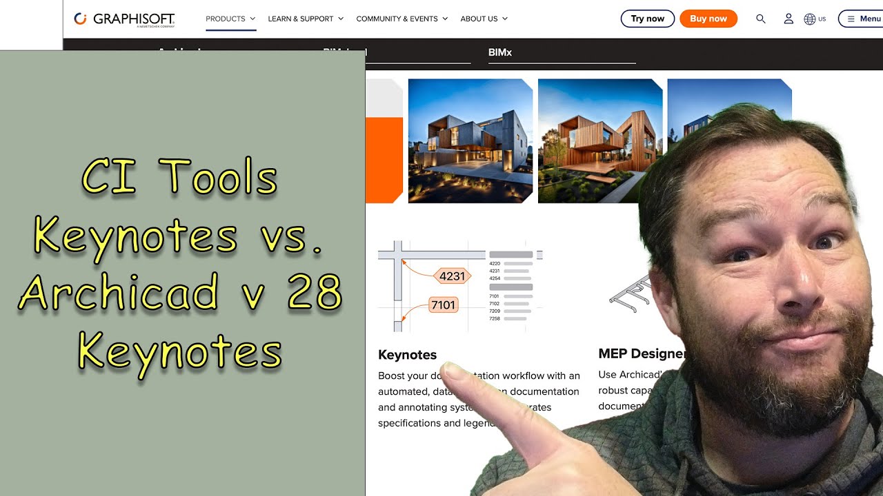 Лучше ли инструмент Keynote в Archicad 28, чем Keynotes в CI Tools?